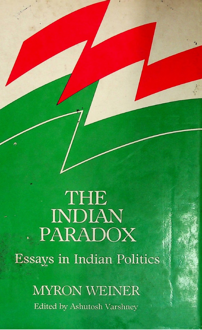 The Indian Paradox - essays in Indian Politics (1989)